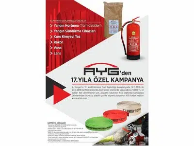 A Yangın’dan 17. Yıla Özel Kampanya