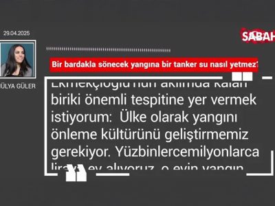 Bir bardakla sönecek yangına bir tanker su nasıl yetmez?